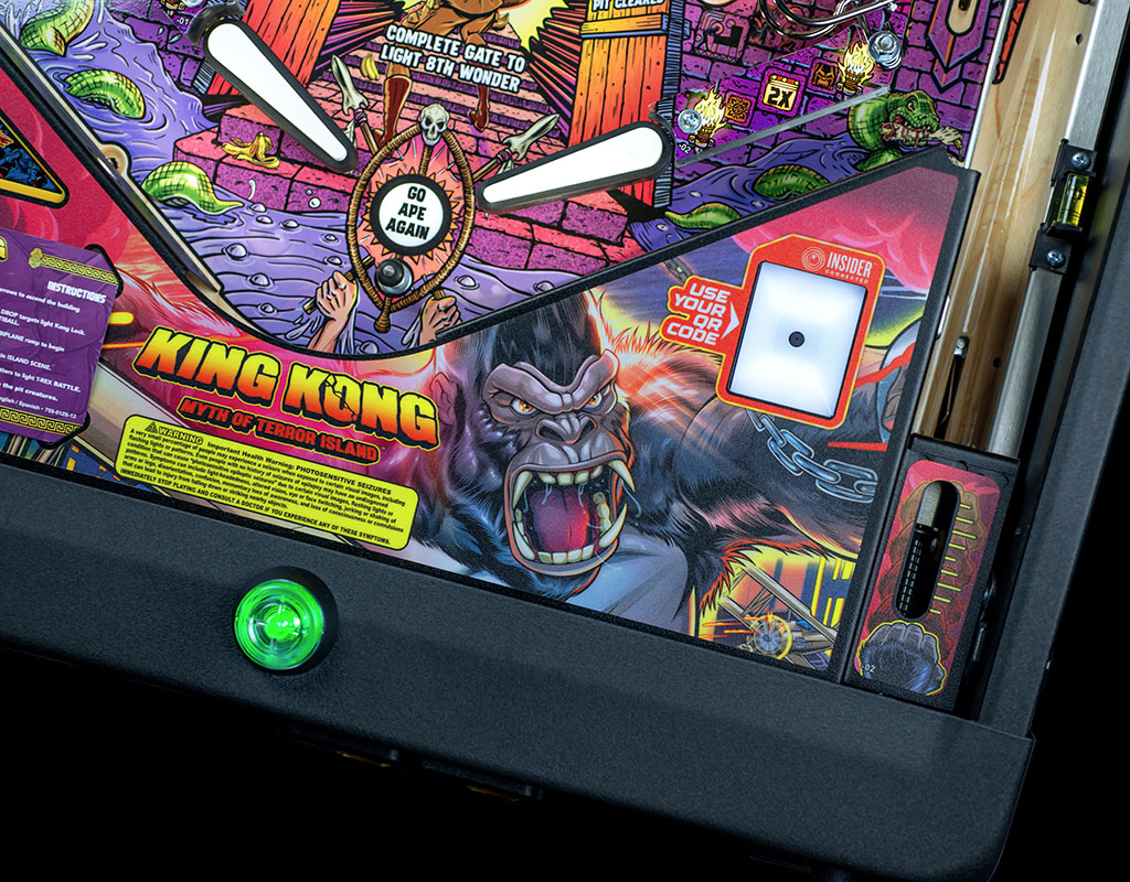 King Kong Myth of Terror Island Pinball Machine Premium Edition